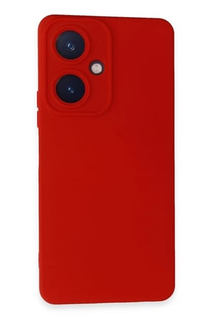 Vivo Y27 Kılıf Nano içi Kadife Silikon - Kırmızı