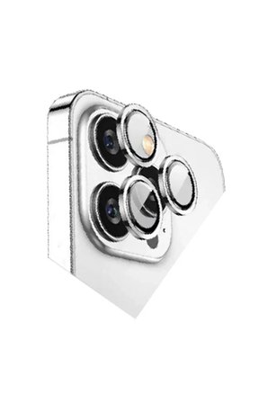 Mey İthalat   iPhone 15 Pro Max Bilvis Titan Kamera Lens - Gümüş