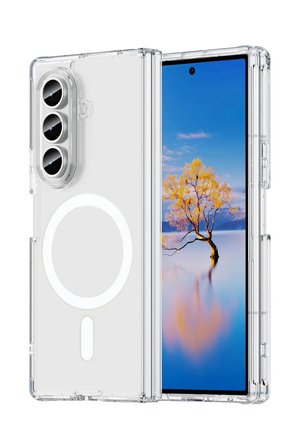 Samsung Galaxy Z Fold 7 Kılıf Magneticsafe Şeffaf Silikon - Şeffaf