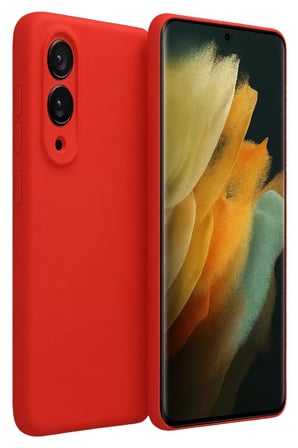 Samsung Galaxy S25 Edge First Silikon - Kırmızı