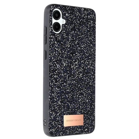 Mey İthalat  Samsung Galaxy A06 Bright Simli Kapak - Siyah
