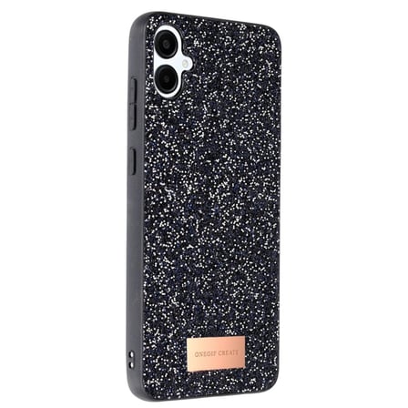Mey İthalat  Samsung Galaxy A06 Bright Simli Kapak - Siyah