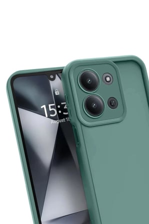 Redmi 15C 4G Viera Silikon - Koyu Yeşil