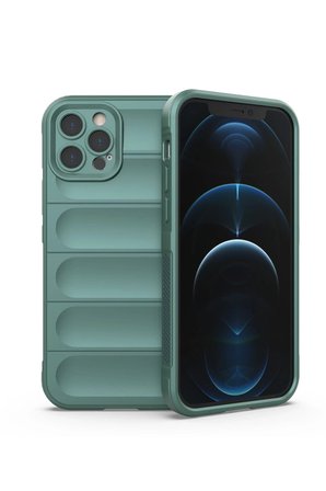 iPhone 12 Pro Kılıf Optimum Silikon - Koyu Yeşil