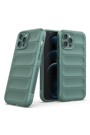 iPhone 12 Pro Kılıf Optimum Silikon - Koyu Yeşil