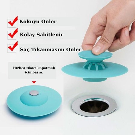 B Silikon Malzeme Banyo Mutfak Gider Evye Lavabo İçine Çöp Tıpası Kaydırmaz Süzgeç Çeşitleri M