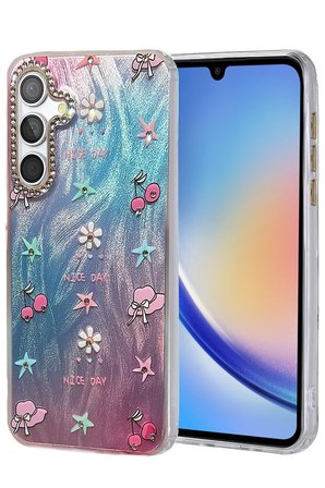 Mey İthalat  Samsung Galaxy A34 5G Kılıf Blade Aynalı Desenli Kapak - Desen 4