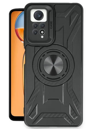 Mey İthalat   Redmi Note 12 Pro 4G Kılıf Lincoln Silikon - Siyah