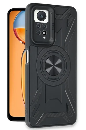 Mey İthalat   Redmi Note 12 Pro 4G Kılıf Lincoln Silikon - Siyah