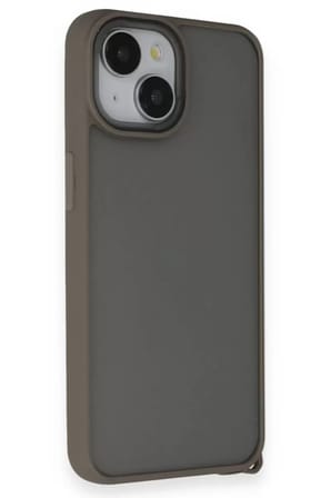 iPhone 14 Kılıf Elegant Kapak - Titan Gri