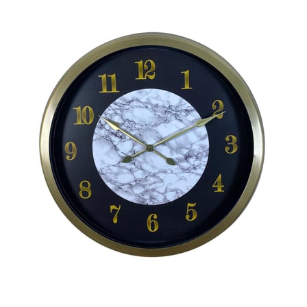 Eskitme Noble 60 x 60 Cm Metal Duvar Saati