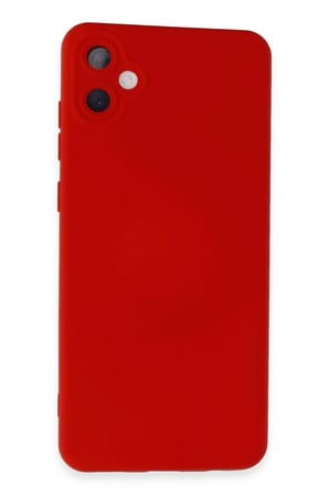 Mey İthalat  Samsung Galaxy A05 Kılıf Nano içi Kadife Silikon - Kırmızı