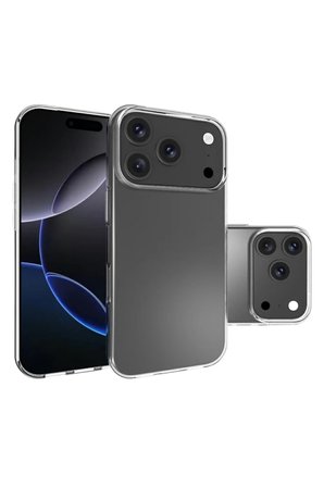 iPhone 17 Pro Lüx Şeffaf Silikon - Şeffaf