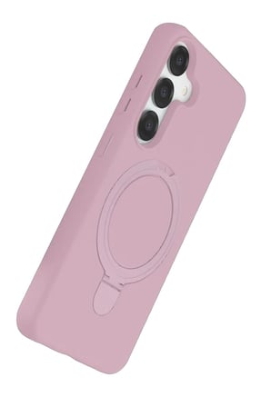 Mey İthalat  Samsung Galaxy S25 Regal Magsafe Standlı Kapak - Açık Pembe
