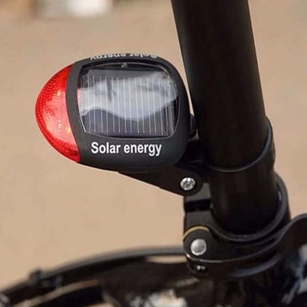 B LED Güneş Enerjisi ile Şarj Edilebilir Bisiklet Kuyruk Lambası Solar Bisiklet Lambası