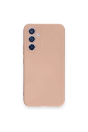 Samsung Galaxy A54 5G Kılıf Nano içi Kadife Silikon - Pudra