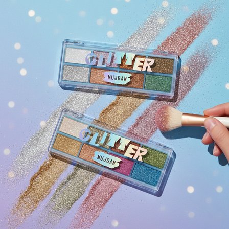 Marsilyan 8 Renk Yaz Glitter Far Paleti - 2'li Set
