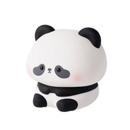 Masum Oturan Panda Tasarımlı Gece Lambası - Dokunmatik - Şarjlı