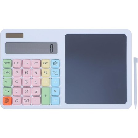 12 Haneli Hesap Makinesi - LCD Yazı Tahtalı - Dijital Kalemli