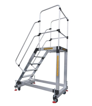 5+1 Denge Ayaklı Tekerlekli Tek Çıkışlı Çalışma Platformu 90X30