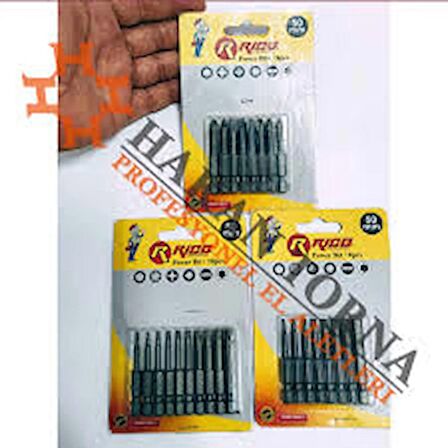 Rico Matkap Tornavida Uçları - Torx Bits - Allen Bits Uç Seti Takımı