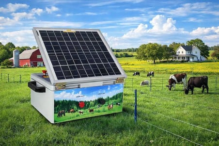Güneş Panelli 24.000 Volt Elektrikli Çit Makinası (Domuz Kovucu)