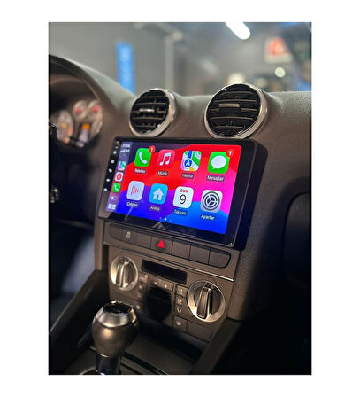 AUDI A3/S3 2005-2012 9İNÇ MULTİMEDYA CARPLAY EKRAN SETİ 4 GB RAM 64 HAFIZALI