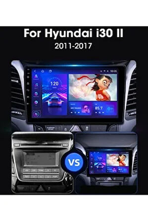 HYUNDAI İ-30 2012-2016 MULTİMEDYA CARPLAY EKRAN SETİ 4 GB RAM 64 HAFIZALI