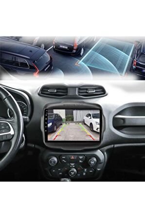 JEEP RENEGADE 2016-2018 MULTİMEDYA CARPLAY EKRAN SETİ 4 GB RAM 64 HAFIZALI