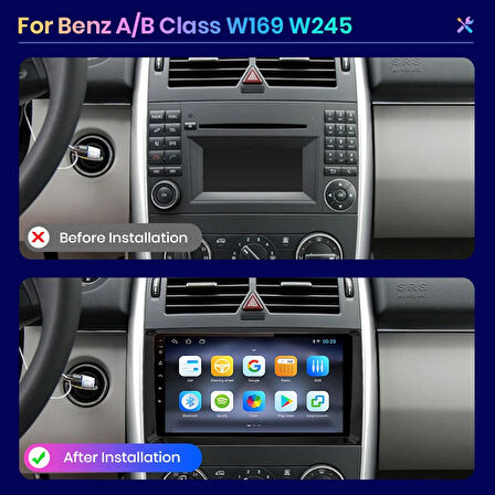 BENZ B200 SPRİNTER 2004-2012 MULTİMEDYA CARPLAY EKRAN SETİ 4 GB RAM 64 HAFIZALI
