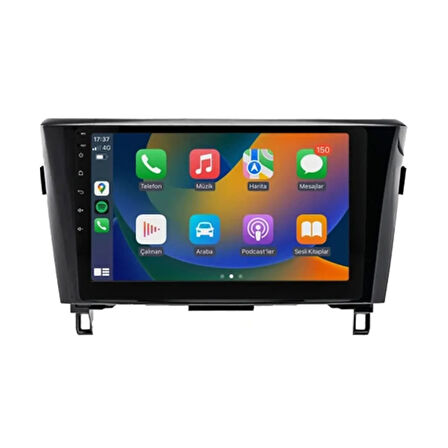 NİSSAN QASHQAİ 2014-2021 MULTİMEDYA CARPLAY EKRAN SETİ 4 GB RAM 64 HAFIZALI