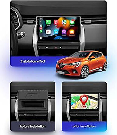 RENAULT CLİO 5 2020-2022 MULTİMEDYA CARPLAY EKRAN SETİ 4 GB RAM 64 HAFIZALI