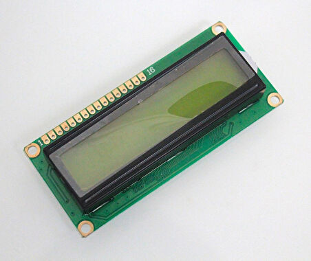 SDCB1602-01 16x2 Karakter LCD Ekran Modülü STN Yeşil Panel 5V