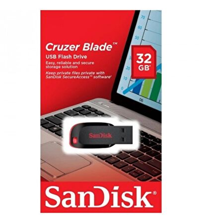 SANDISK 32 GB USB 2.0 CRUZER BLADE SDCZ50-032G-B35 AVANTAJ