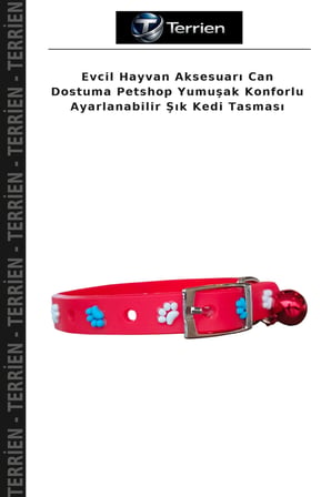 Evcil Hayvan Aksesuarı Can Dostuma Petshop Yumuşak Konforlu Ayarlanabilir Şık Kedi Tasması