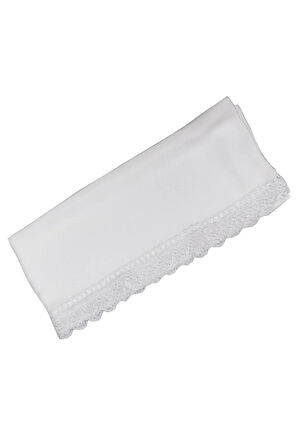 Enba Şifon İğne Oyalı Şal Namaz ve Mevlüt Örtüsü 60x150 cm