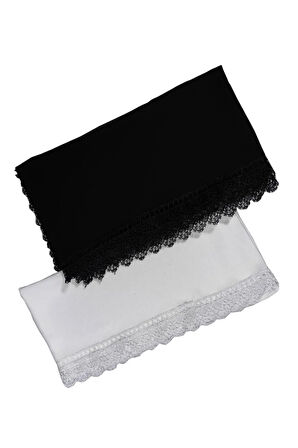 Enba Şifon İğne Oyalı Şal Namaz ve Mevlüt Örtüsü 60x150 cm