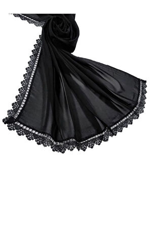 Enba Şifon İğne Oyalı Şal Namaz ve Mevlüt Örtüsü 60x150 cm 2 Adet Tek Fiyat