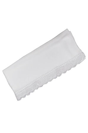 Enba Şifon İğne Oyalı Şal Namaz ve Mevlüt Örtüsü 60x150 cm 2 Adet Tek Fiyat