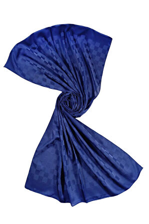 Emproyal Jan Jan Jakar Dama Desen Şal 75x190 cm - Saks