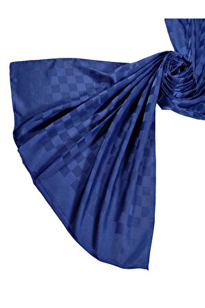 Emproyal Jan Jan Jakar Dama Desen Şal 75x190 cm - Saks