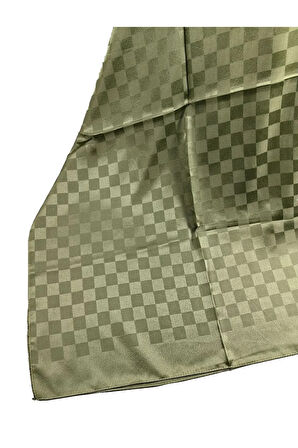 Emproyal Jan Jan Jakar Dama Desen Şal 75x190 cm - Yağ Yeşili