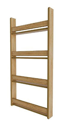 Montessori 4 Raflı Mdf Çocuk Kitaplığı 120*60 Cm - Safir Meşe