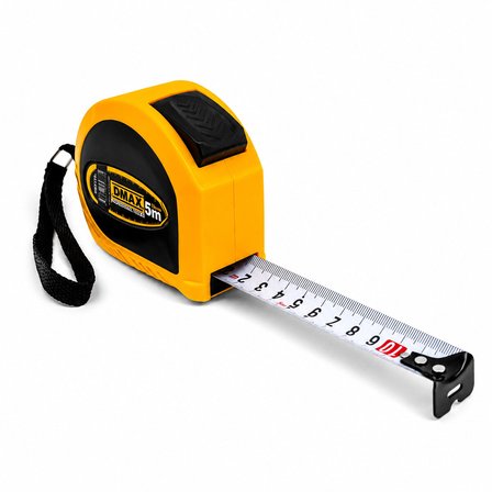 12 ADET 5MT X 25MM OTOMATİK ÇELİK ŞERİT METRE STOPLU (4887) -MİRAYLİFE