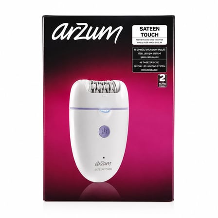EPİLATÖR EPİLASYON CİHAZI 48 CIMBIZ MANYETİK BAŞLIK LED IŞIK SİSTEM - HIZLI ŞARJ AR5173-02 (4887) -MİRAYLİFE