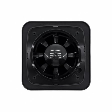 PLASTİK ASPİRATÖR 120 ANTRASİT BANYO TUVALET HAVALANDIRMA ASPİRATÖRÜ 16W 1900RPM 180M3/H EBT-120SA (4887) -MİRAYLİFE