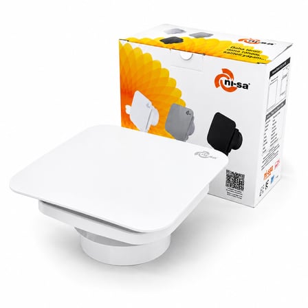PLASTİK ASPİRATÖR 150 BEYAZ BANYO TUVALET HAVALANDIRMA ASPİRATÖRÜ 20W 2800RPM 320M3/H EBT-150SB (4887) -MİRAYLİFE
