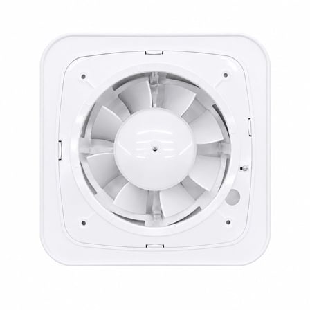 PLASTİK ASPİRATÖR 150 BEYAZ BANYO TUVALET HAVALANDIRMA ASPİRATÖRÜ 20W 2800RPM 320M3/H EBT-150SB (4887) -MİRAYLİFE
