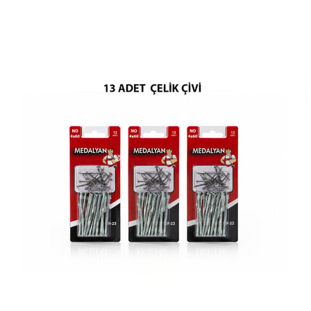 4X60 13PCS BETON ÇELİK ÇİVİ 18PCS (4887) -MİRAYLİFE