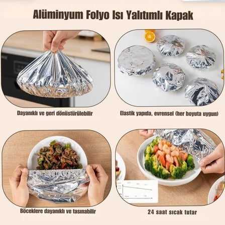 20 PAKET PLASTİC COVER 10PCS FOLYO ÇOK AMAÇLI TABAK - MİNİ TENCERE BONE KAPAK TOPLAMDA 200 ADET GÖNDERİLİR (4887) -MİRAYLİFE